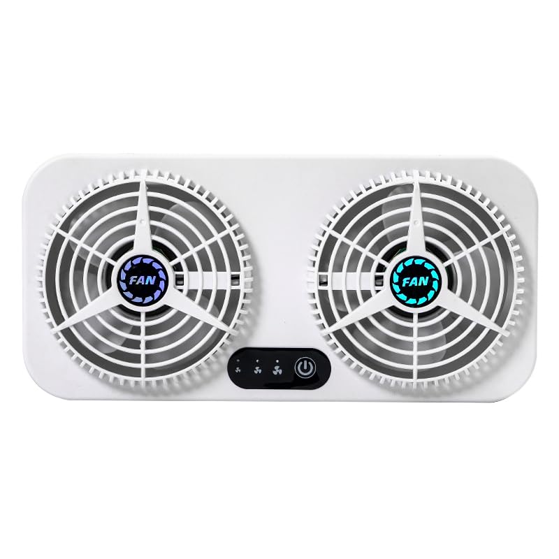 Ventilateur de voiture solaire refroidissement efficace USB 2.4V 5W