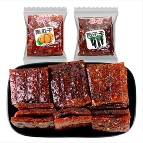 Dried Fruits,Dreid eggplant,Dreid pumpkin,Dreid pomelo,Jiangxi specialty Dreid Vegetable Snacks,Ready to eat fresh pickled vegetables fruits,Chinese specialties,Vegan snack gift (3 flavors,500g)