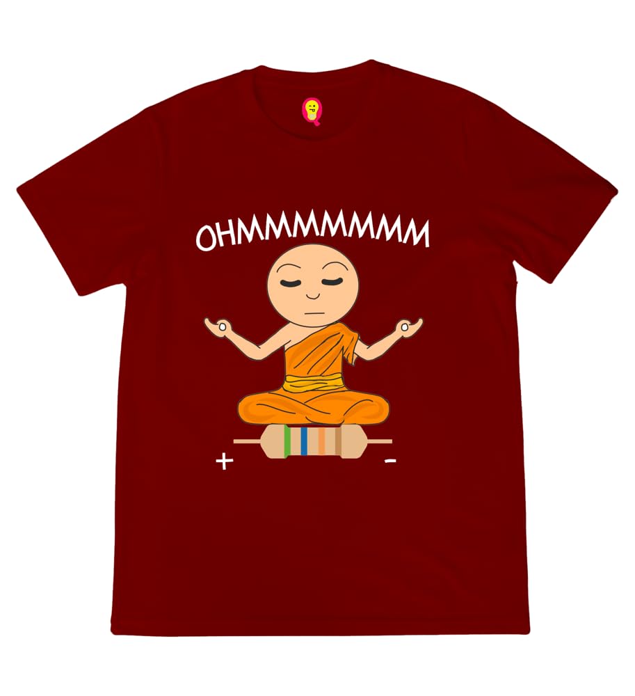 aaramkhor Science T-Shirt for Men | Electrical Engineering | OHM Sage | Nerd | Engineering | Regular Fit for Men Sizes S to 4XL|-picture-43