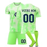 maillot de foot fc barcelone Kit complet 3 en 1 : Ensemble maillot + short + chaussettes, tenue de football prête à porter pour adulte et enfant, homme, femme, garçon et fille.