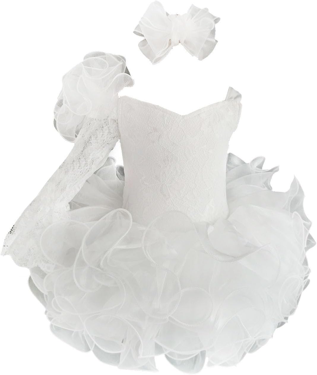 Jenniferwu G192 Infant Toddler Baby Newborn Little Girl's Pageant Party Birthday Dress