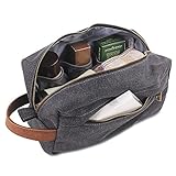 Vielseitig verwendbar: Es ist nicht nur in der Lage, als Kulturbeutel für Männer oder Frauen zu verwenden, sondern kann auch als Reiseduschtasche, Make-up-Tasche, Herren-Pflegetasche, Rasier-Tasche, Dopp Kit Tasche, etc. verwendet werden. Perfekt für Geschäftsmann und Reisende, die regelmäßig mit dem Flugzeug oder Zug reisen.