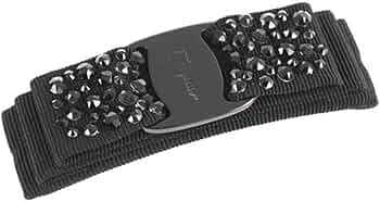 Amazon.co.jp: [サルバトーレ フェラガモ] バレッタ BLACK SWAROVSKI
