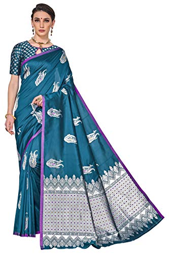 Image of Glory Sarees Women's Banarasi Silk Saree with Blouse Piece (GS Kara143 Parent)