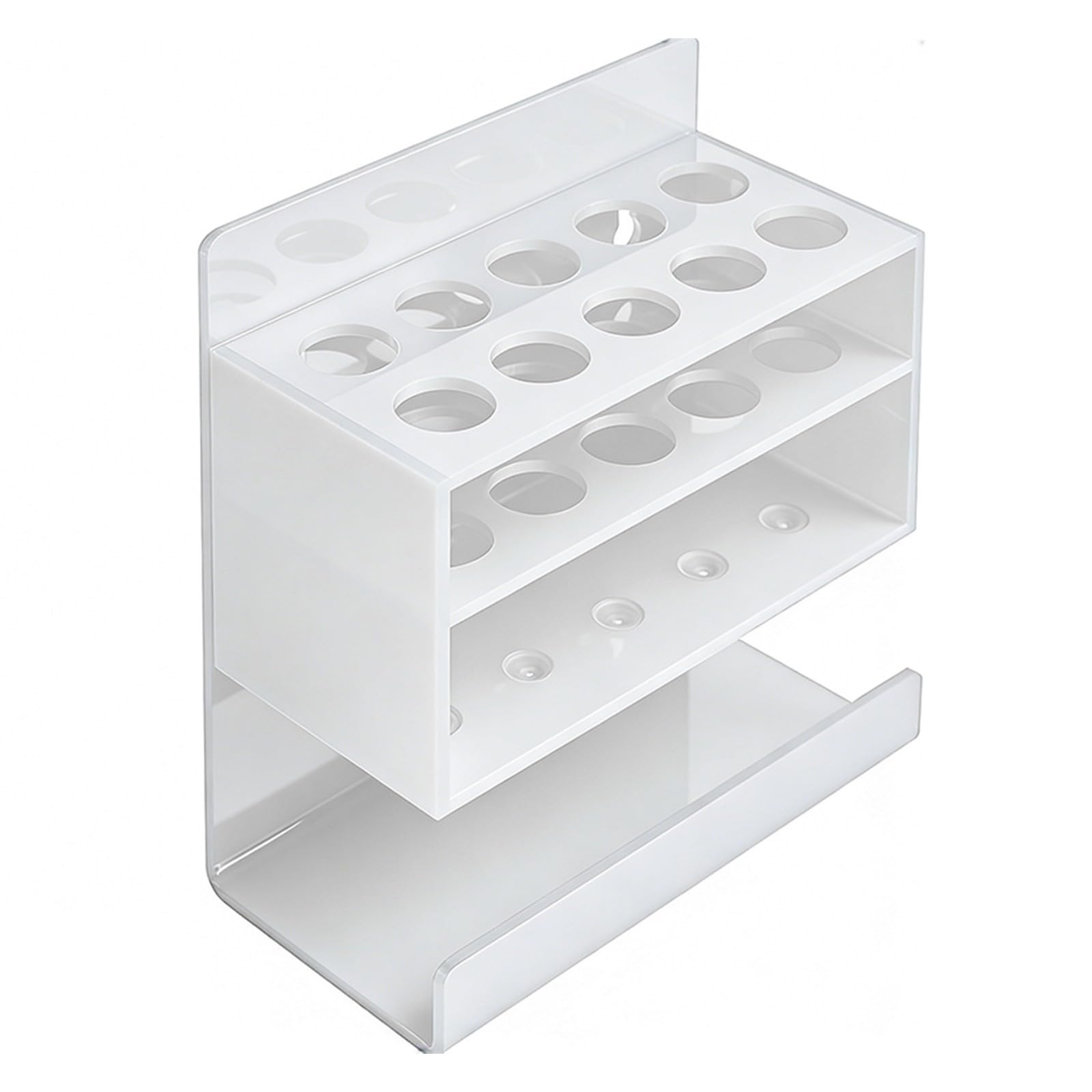 TQUXNGA Whiteboard Marker Holder with 10 Slots and Eraser Tray for Classroom Offices Organization Wall Mountable Stand Wall Mounted Pen Holder
