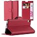 Produktbild Cadorabo Hülle kompatibel mit Sony Xperia XA Handyhülle aus Premium Kunst Leder Flip Klappbare Stoßfeste Magnetische [Standfunktion] [Kartenfächern] Cover Hülle für Sony Xperia XA Tasche in Rot