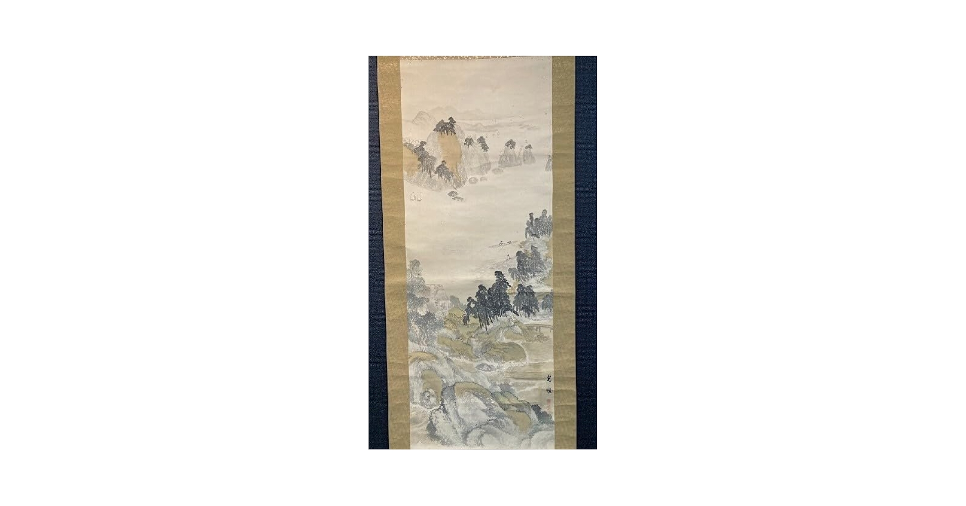 山水 水墨18 雪舟等楊筆「四季山水図（山水長巻）」部分、文明18年（1486）