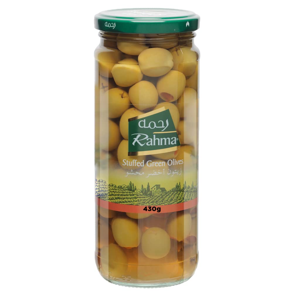 Rahma, Green Olives Stuffed with Pimiento, 430g