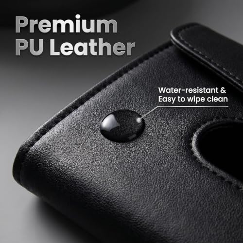 Image of Car Tissue Holder for Visor, Won't Block Vanity Mirror | Sits Flush on Most Visors,No Clips, No Visor Marks,Smooth One-Hand Tissue Access,Choose Your Own Tissuesps