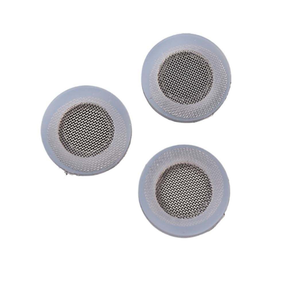 Rondelle di gomma Guarnizione O-ring Guarnizione tubo flessibile Rondella in gomma piatta con rete filtrante for anello di tenuta del rubinetto 1/2“ 3/4 "Guarnizioni in gomma 40 Mesh 10 pezzi/lot