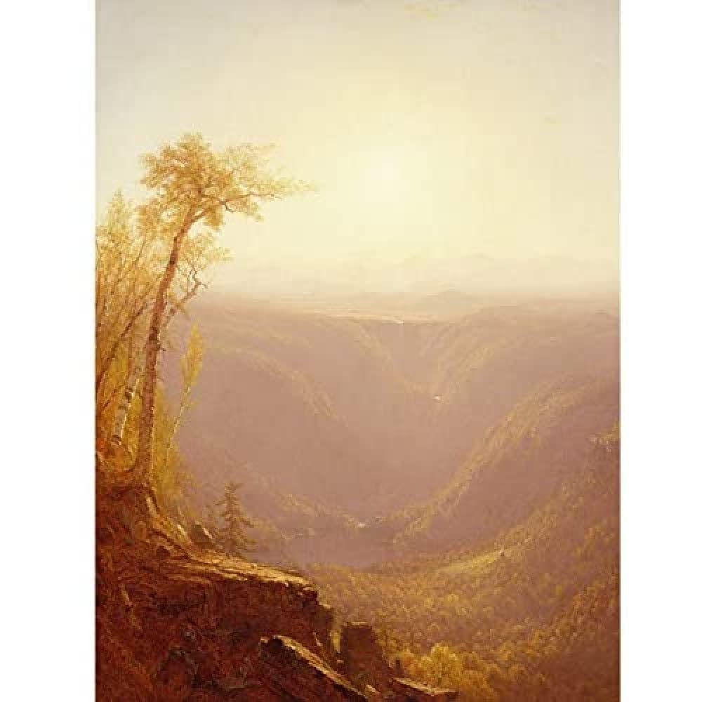 Artery8 Gifford Gorge Mountains Kauterskill Clove Painting Unframed Wall Art Print Poster Home Decor Premium
