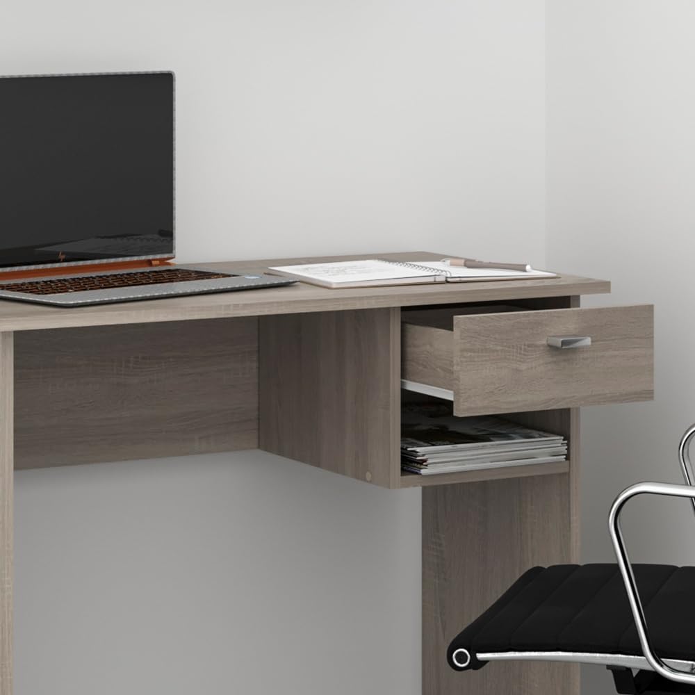 Vicco Bureau Colin, Sonoma, 90x50cm | adapté aux postes de travail informatiques et aux solutions peu encombrantes