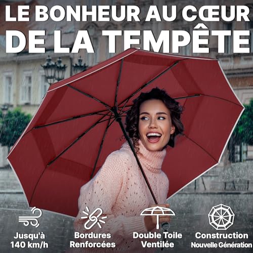 Parapluie de voyage compact et robuste pour affronter les tempêtes - 5