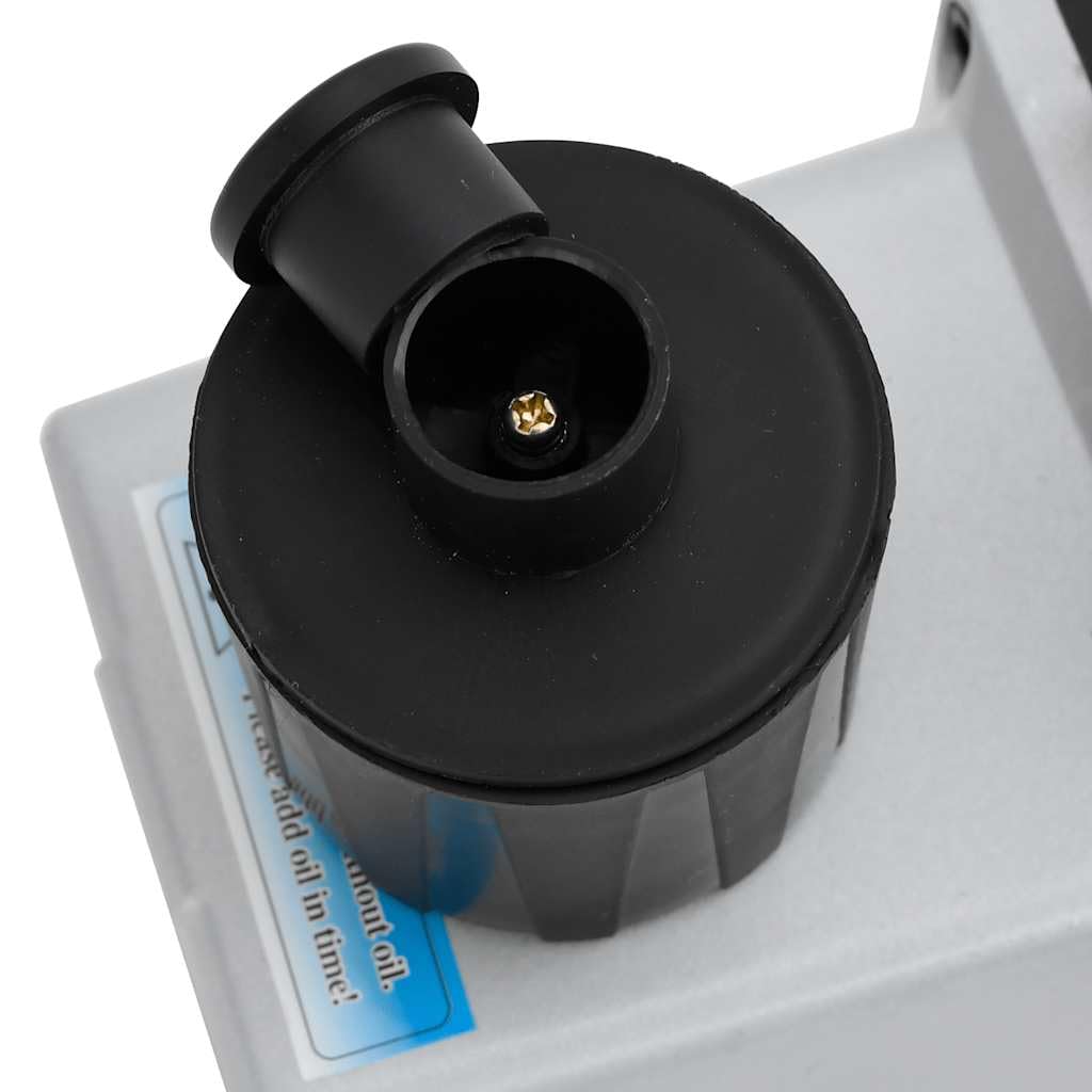 2-Stufige Vakuumpumpe 50 L/Min für Klimaanlage Kältemittel, Unterdruckpumpe mit Aluminiumgehäuse und Ölschauglas, geeignet für Kühlsysteme und Vakuumverpackung