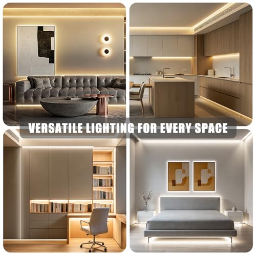 Tira LED COB 10m blanca ajustable 2700K-6500K con control miniatura 7