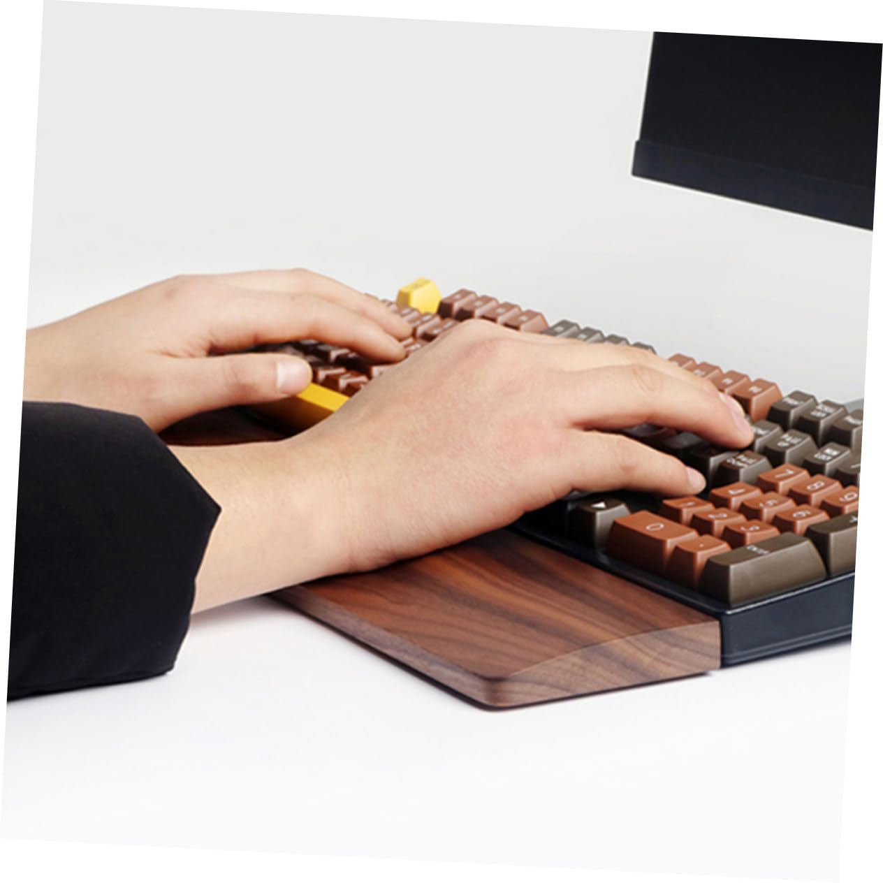Mechanische Tastatur Handgelenkauflage mit Rutschfestem Design und Leichtem Gewicht Ergonomische Handgelenkstütze für Schreibtisch und Büro