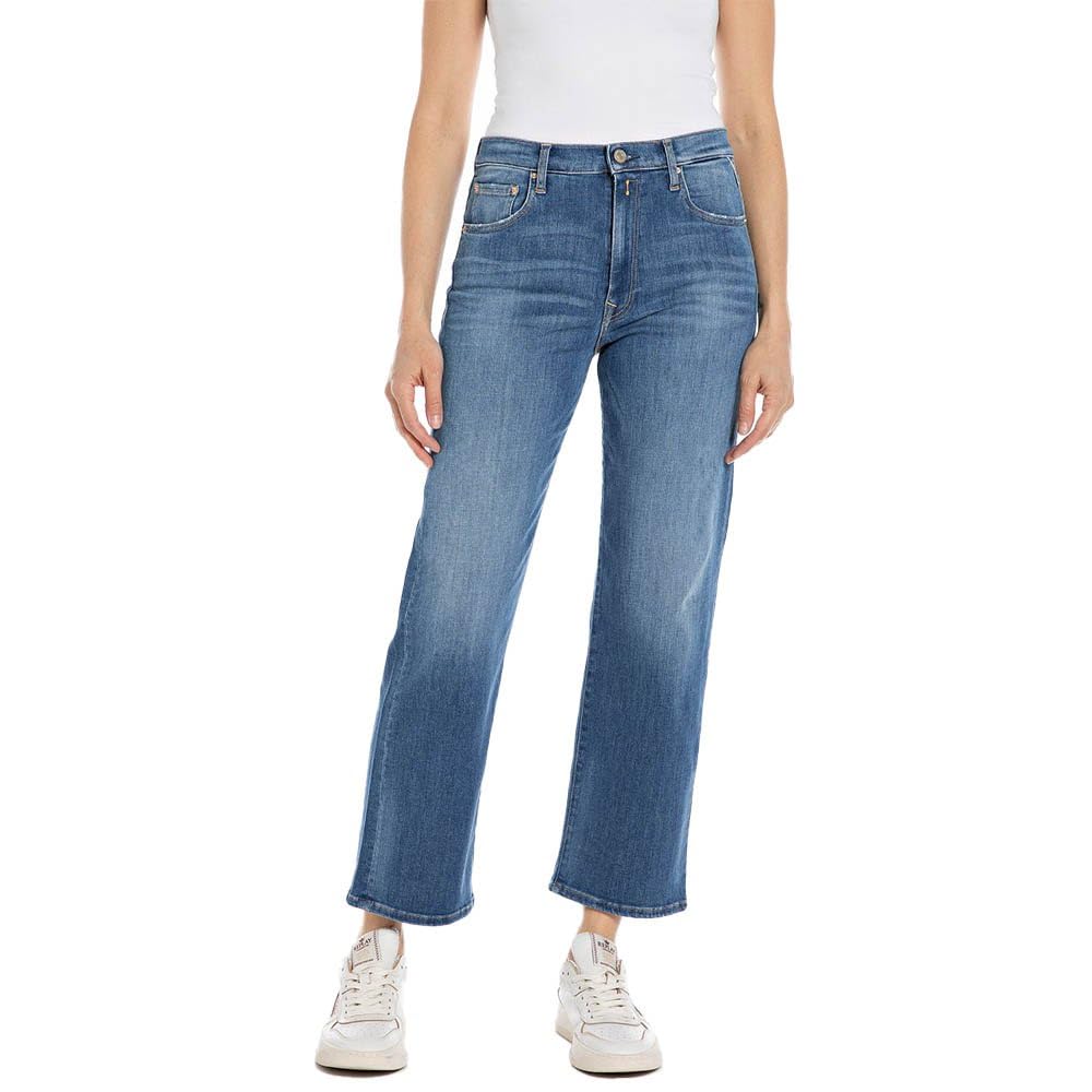 Replay women's jeans with power stretch, blue (Medium Blue 009), 31W / 30L