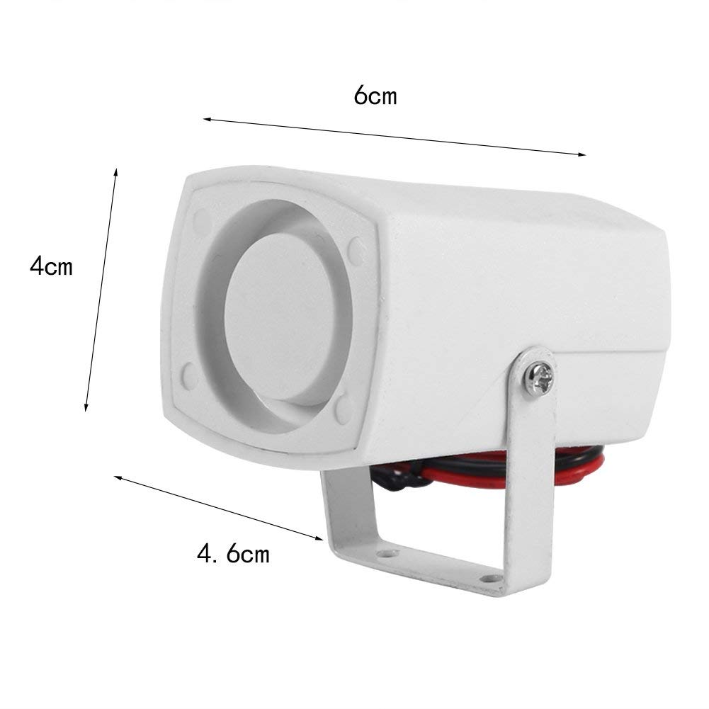 Lauter Sirenen-Alarm DC 12 V – 160 DB, Feuerfest, Stahl & ABS, Für Fabriken, Baustellen & Schiffe