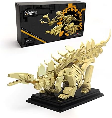 Nifeliz Dinosaur Fossils Building Kit (Stegosaurus, 491pcs)