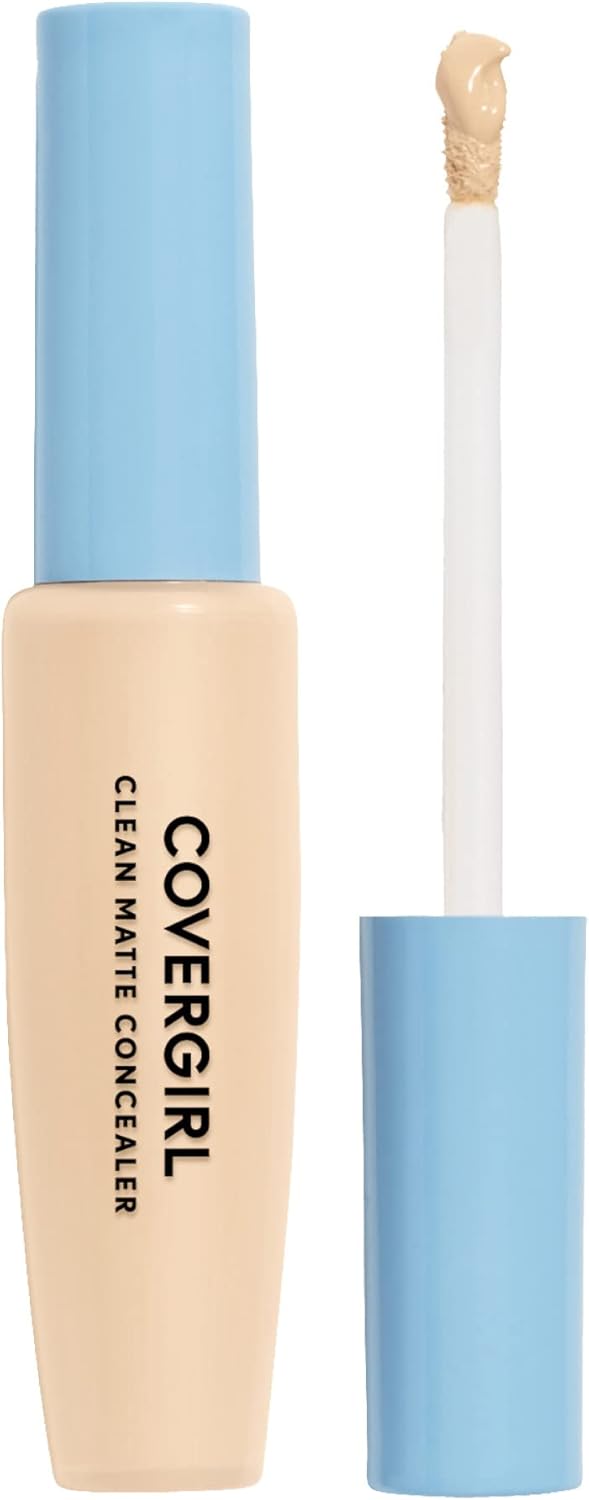 COVERGIRL - Clean Matte Concealer, Oil-Free, Lightweight Formula, Blendable, Natural-Looking Coverage, 100% Cruelty-Free