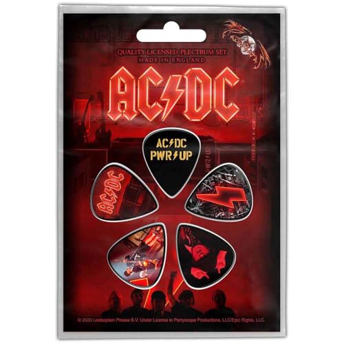 ACDC Pwr Up - Juego de 5 púas (rz)