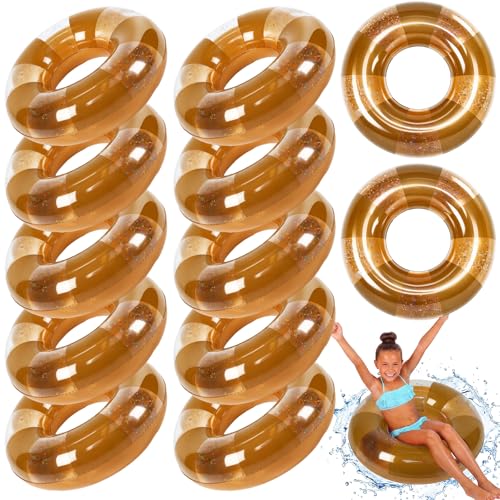 Simgoing 12 Pack Inflatable Pool Floats for Kids 24 Inch