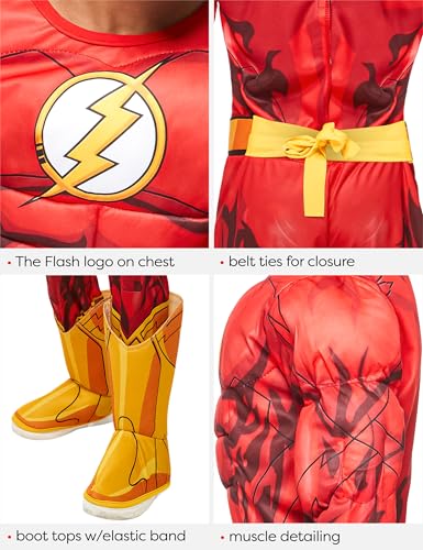 Rubie's Costume DC Superheroes Flash Deluxe Child Costume 6