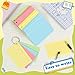 YAGUAO Colored Index Cards 3x5 Inch Heavyweight Flash Cards with Ring Lined Flashcards Note Cards for Studying School Supplies College, 200 Count