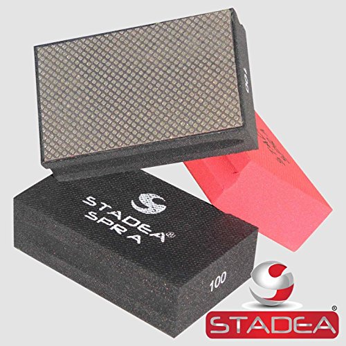 Stadea Diamond Hand Polishing Pad Electroplated Grit 100 For Granite Concrete Terazzo Polishing #TOP5