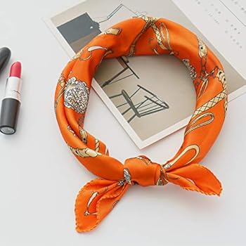 Set Van 16 Vierkante Damessjaal Met Satijnen Hals, Gemengde Ontwerpen Bandana Handhoofd Haarsjaals Handtas Wraps Voor Dames Stewardess Multiuse 50 X 50 Cm Zoals Getoond One Size 1011200057