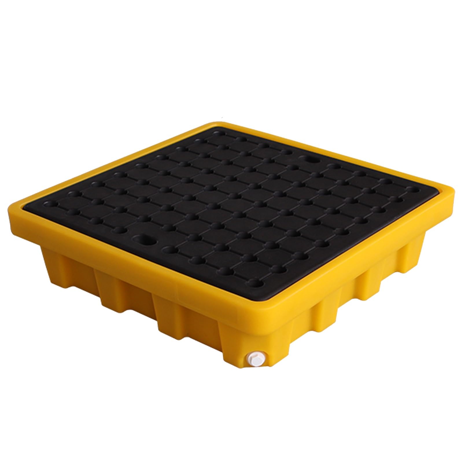 Tapis extérieur amovible anti-déversement et bac de rétention d'entrepôt 60x60
