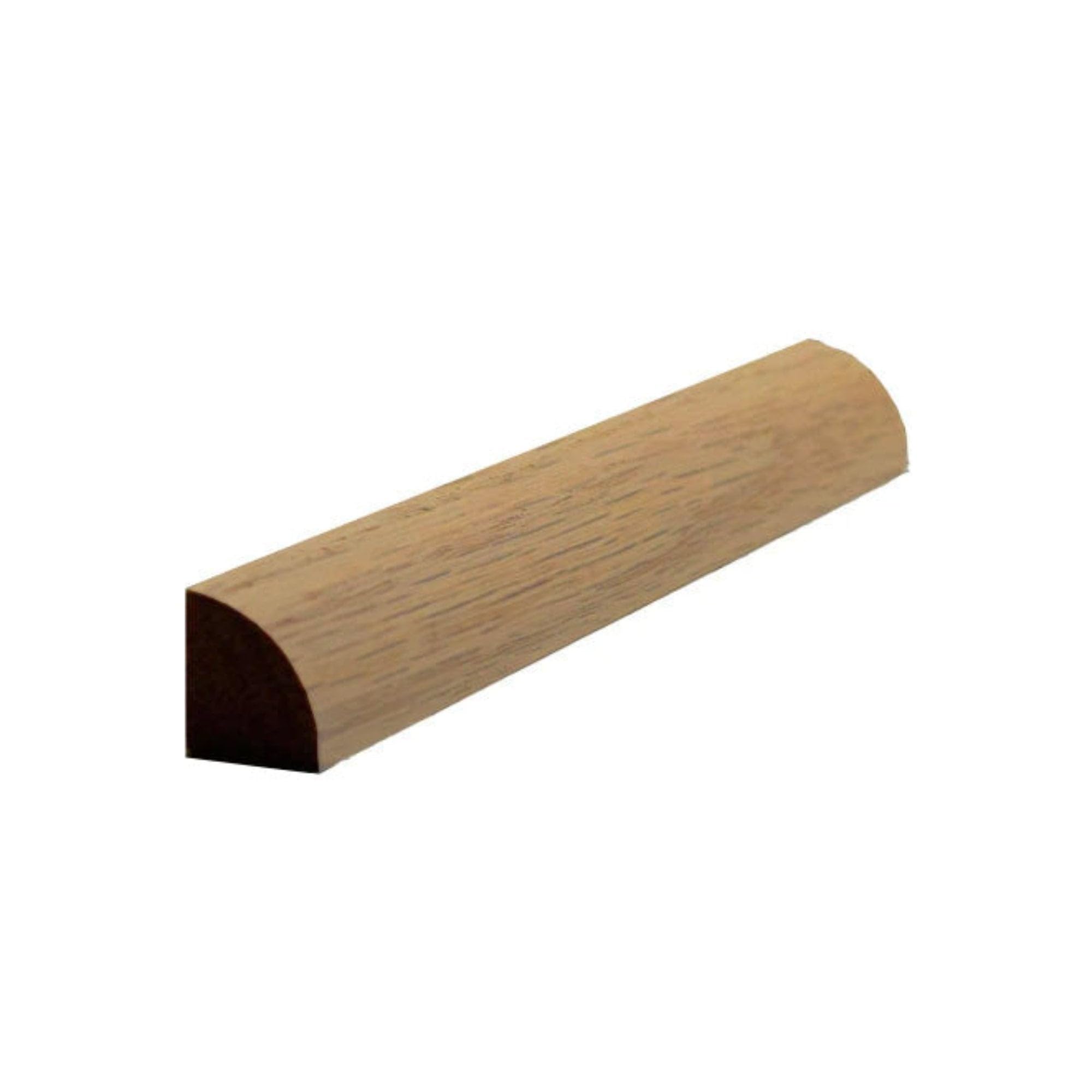 EWQR11 Quarter Round 1/2" x 1/2" Moulding Trim. Unfinished, Red Oak, 94"