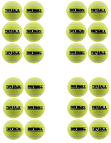 PetSport Jr Tuff Ball - Small Tennis Balls for Dogs, Great for Boredom & Aggressive Chewers, Dog Toy, Mini Tennis Balls for Small Dogs, Certified Non-Toxic, Won't Wear Down Teeth - 1.8