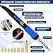 390PCS Soldering Iron Heat Set Insert Tool,90W Digital Soldering Iron with 380 PCS Threaded Inserts Nut,6PCS Heat Set Insert Tips,2PCS Soldering Tip Connecting Rods (390PCS)