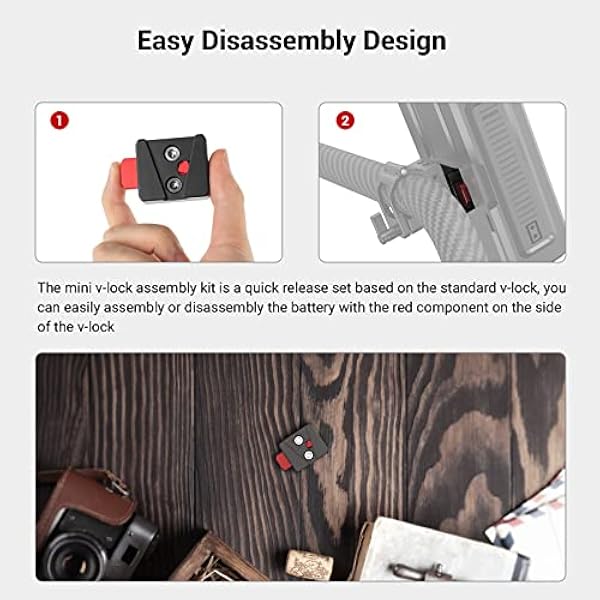 Монтажный комплект SMALLRIG Mini V-Lock - MD2801
