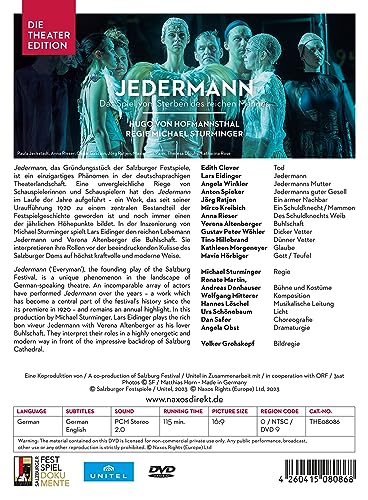 Jedermann Salzburg 2022 DVD para noches de ópera y teatro clásico europeo en casa 4