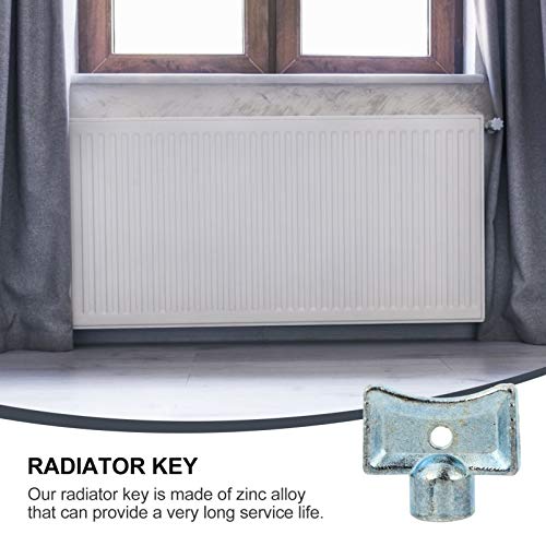 DOITOOL 10Pcs Válvula Do Radiador Radiador Bleed Buraco Chave de Liga de Zinco Chave Wrench Handy Va