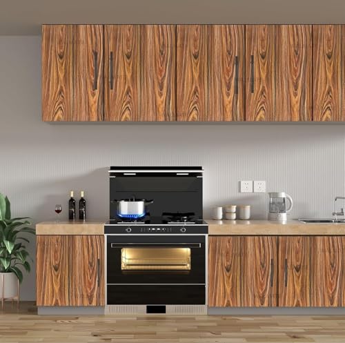 Image of WALLMATE Wood Grain Contact Paper Thickened Wood Peel and Stick, Self-Adhesive Decorative Vinyl Wall Paper, Waterproof & Durable for Furniture Covering (12x118 Inch, Sparkle Wood)