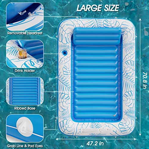 inflatable tanning pool lounger float - jasonwell 4 in 1 sun tan tub sunbathing pool lounge raft floatie toys water filled tanning bed mat pad for adult blow up kiddie pool kids ball pit pool l
