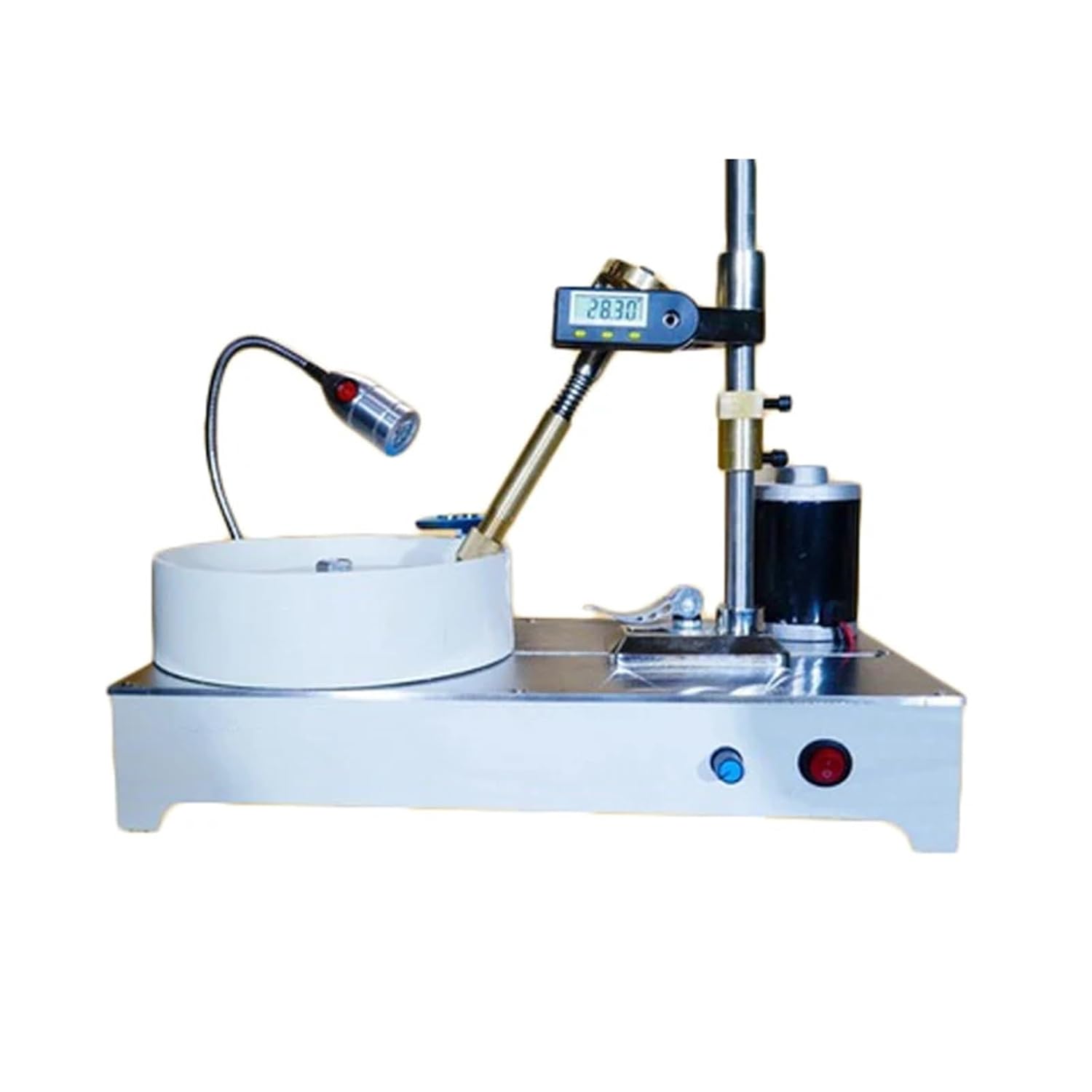 Jewelry Polish, 1PC Gemstone Jade Processing New Upgrade Small Jade Jewelry Cutting Machine Digital Display Adjustable Speed Plane Polishing Machine