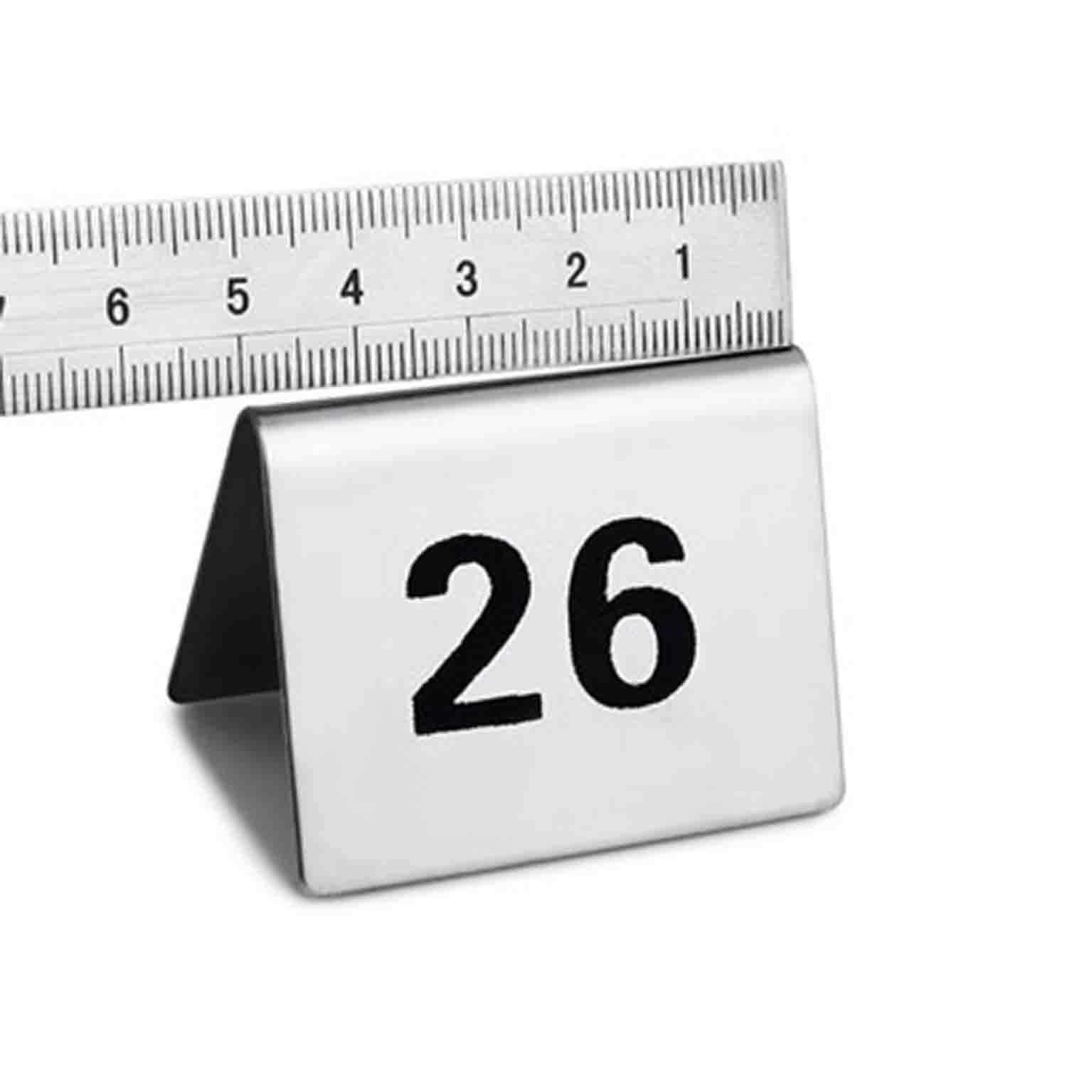 Numeros de Mesa 1-25 1-50 1-100 Numeros de Mesa para Restaurantes Cafes Bodas Banquetes, Reciclables, Numeros de Mesa Estilo Carpa, Cartel Digital para Mesa Platos de Asiento Tarjeta,1to25