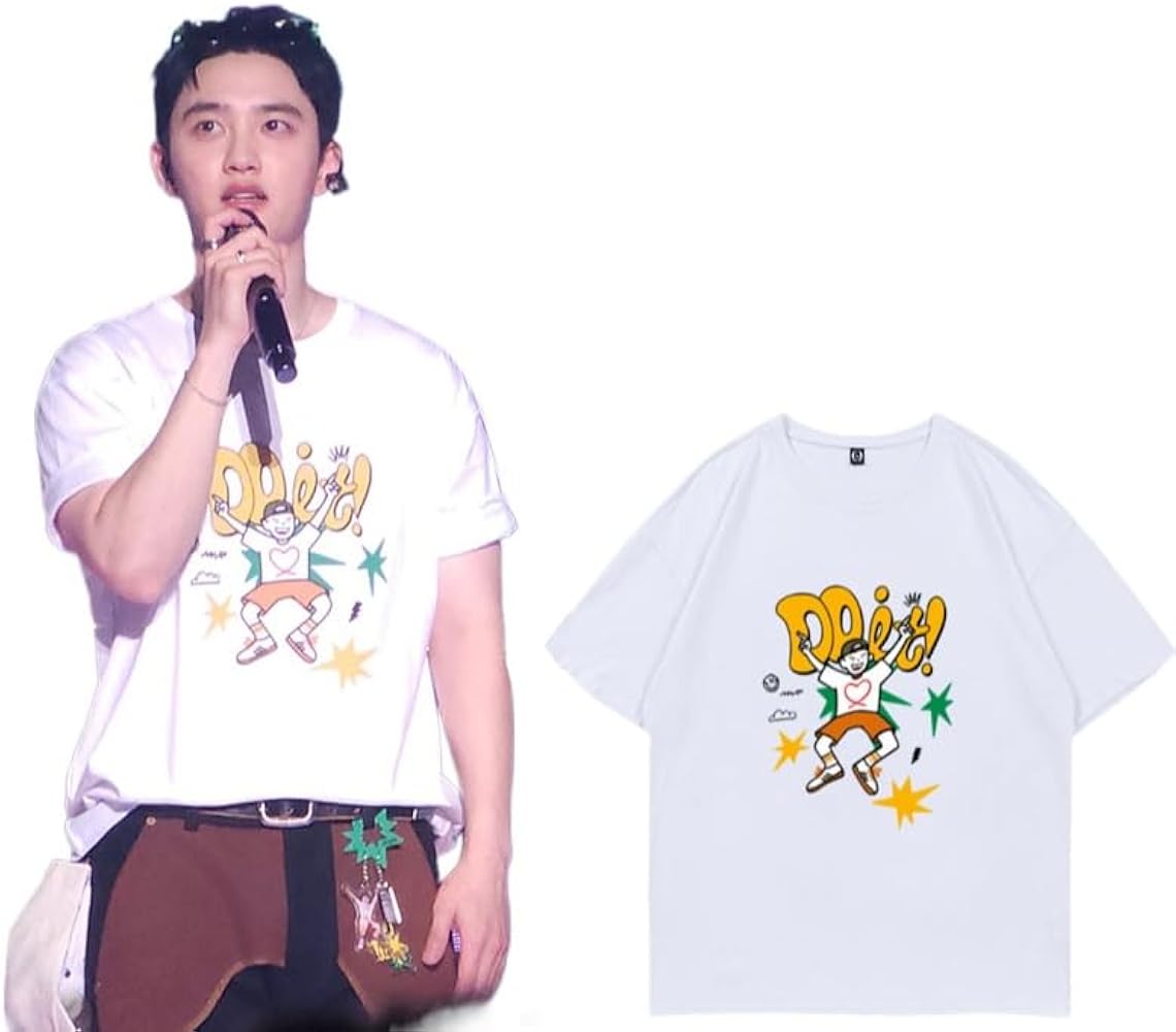 65. EXO D.O.ギョンス경수 디오マスターグッズ Amazon.co.jp: [さん店] EXO ディオ D.O. グッズ Tシャツ DO it！2025