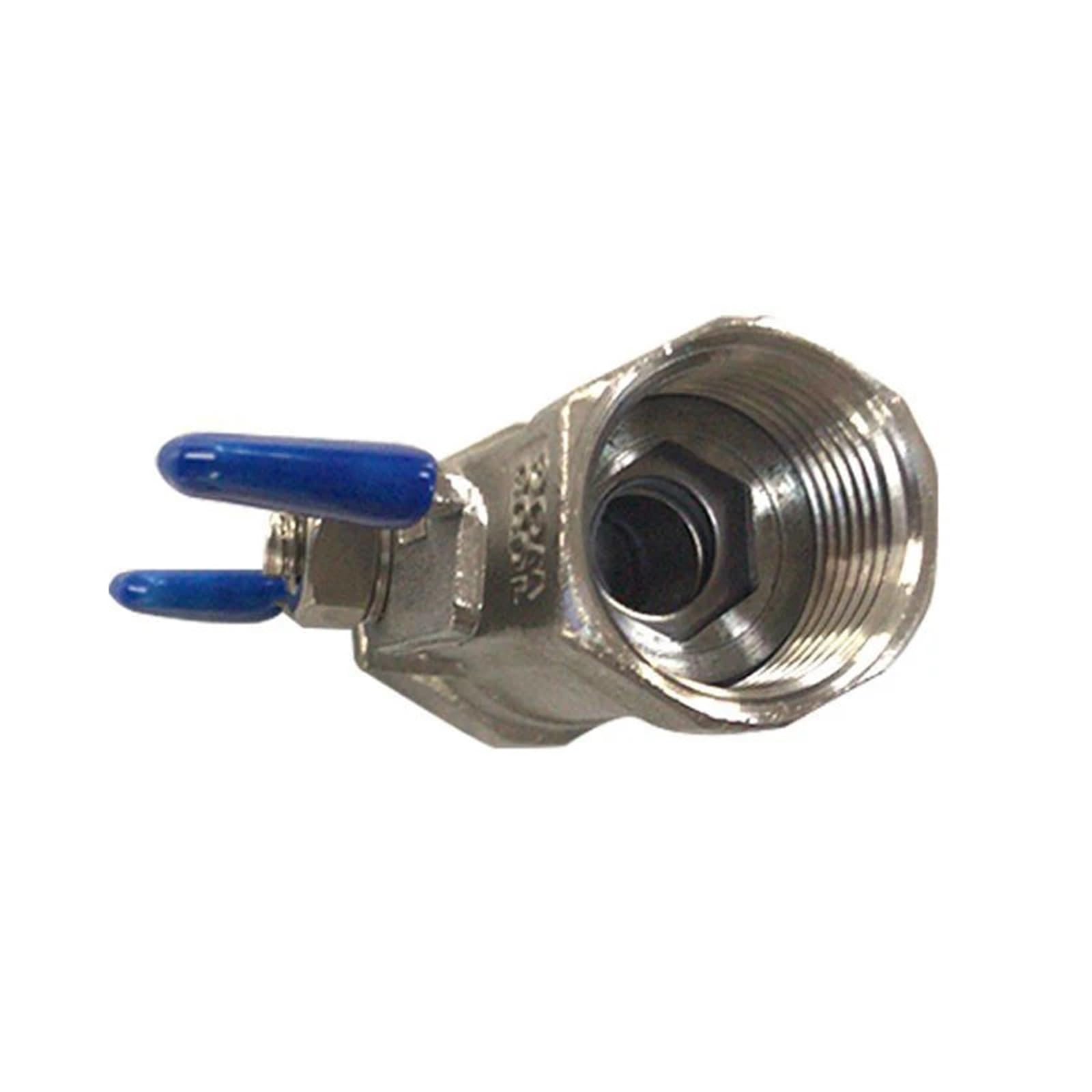 2 pezzi 1/2" 3/4" 1" 1-1/4" 2" Valvola a sfera monoblocco a bassa pressione in acciaio inossidabile 304 for acqua, olio e vapore(1/2")