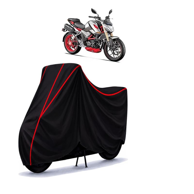 Image of Hero XF3R Bs6 Water Resistant Bike Cover for All Motorcycles & Rain | Heavy Duty Taffeta Fabric | UV Protection, Dustproof, Scratchproof | All Weather Two Wheeler Body Cover with Elastic Bottom