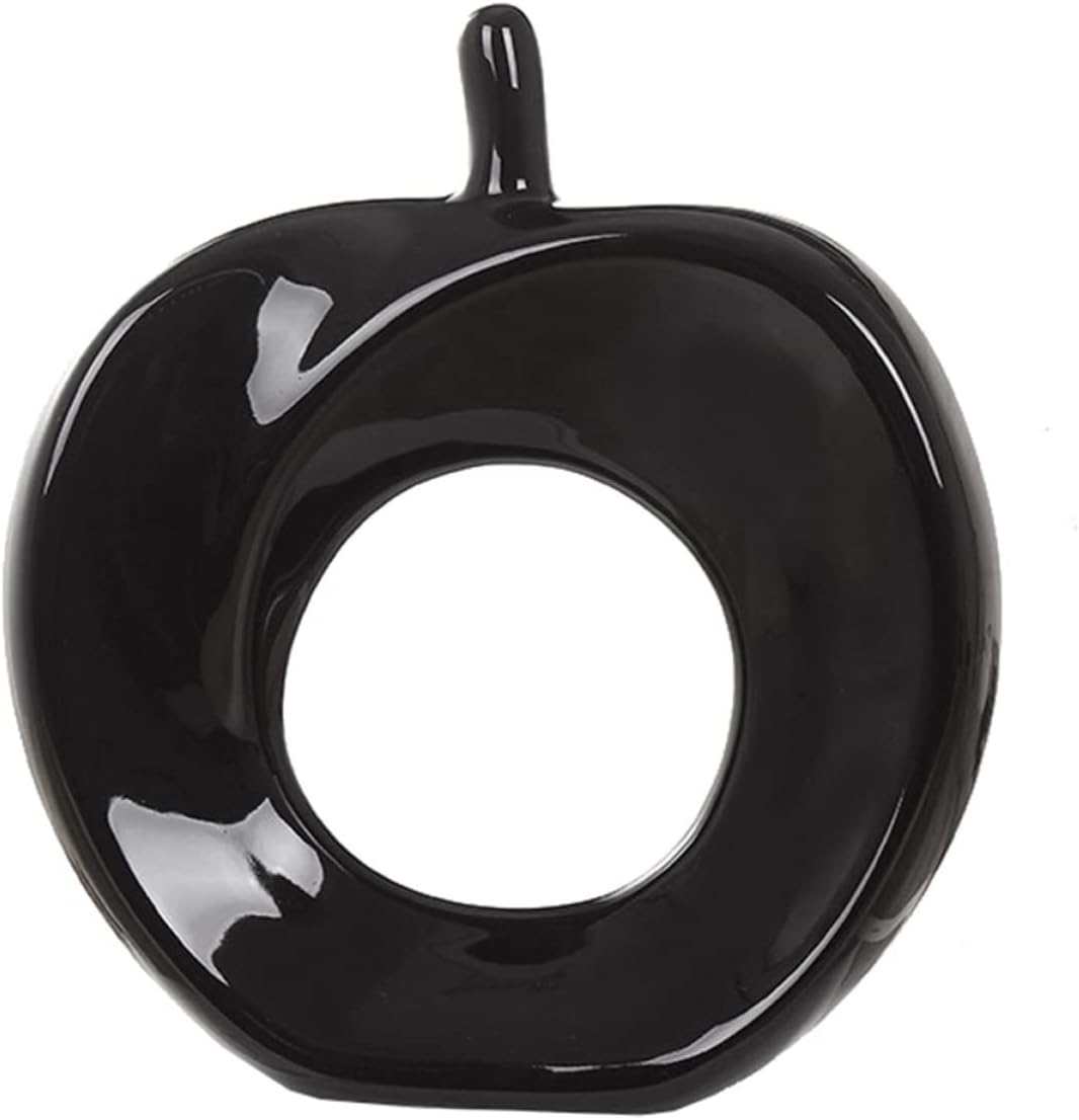 LSLYTQ 1pc Ceramic Ornament Sculpture Car Model Desktop Decoration Pottery Sculpture Desktop Decor Figurine Decor Figurine Ornament Yellow Decor Black Porcelain