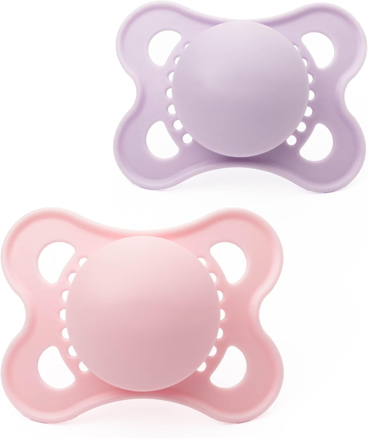 MAM Original Soothers | 0-6 Months | 2 Pack | Comes in Dummy Steriliser Case | Sustainable Materials | Baby Accessories for Newborn | Blue/Cream (Various Designs) — view 12