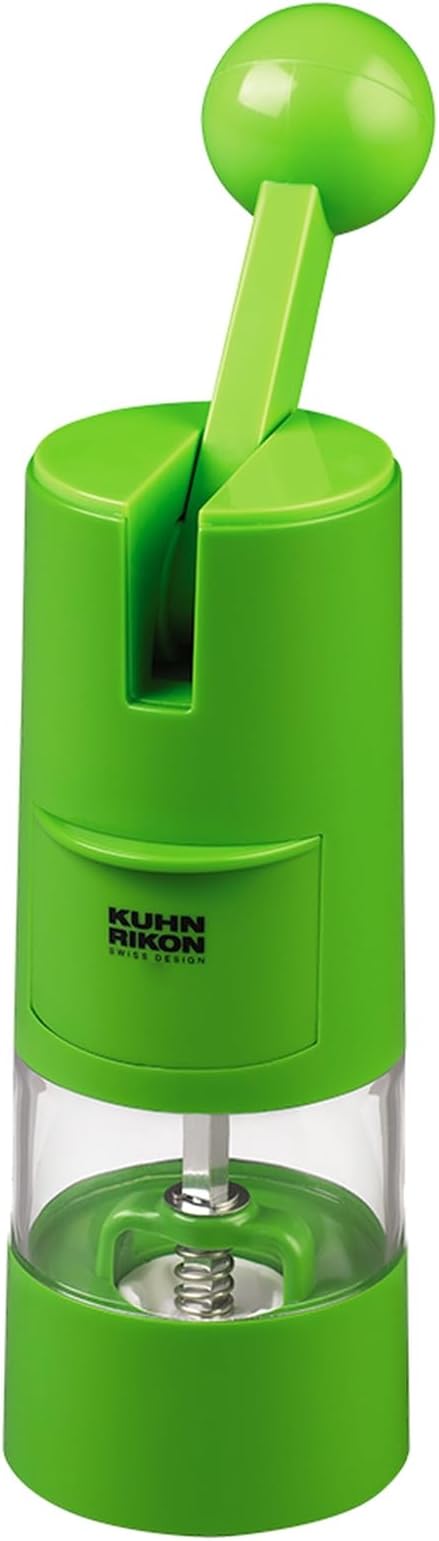 Ratchet Grinder for Salt, Black Peppercorns or Spices. Salt Mill (Coarse - Fine). Spice Grinder. Black Pepper Grinder Mill. Salt Grinder – 3 Year Kuhn Rikon Kitchen Accessories Guarantee