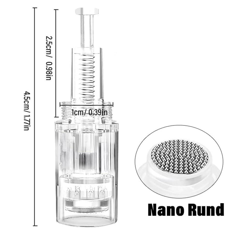 Pack of 20 Microneedling Needles, Replacement Derma Pen Micro Needles, Micro Nano Needles Cartridges Replacement Parts - Image 2