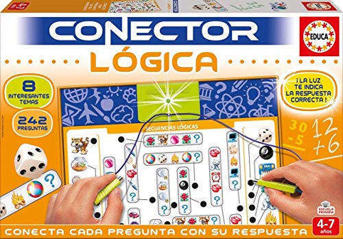 Educa - Logic Connector Educational Game for Children Multicoloured (17201), Medium