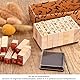Holzstempel, 40 Stück Holzstempel Alphabet Buchstaben Stempel Set, Digitale Alphabetstempel, mit Stempelkissen, Stempelset für Handwerk, Scrapbooking, Brief, DIY Handbuch